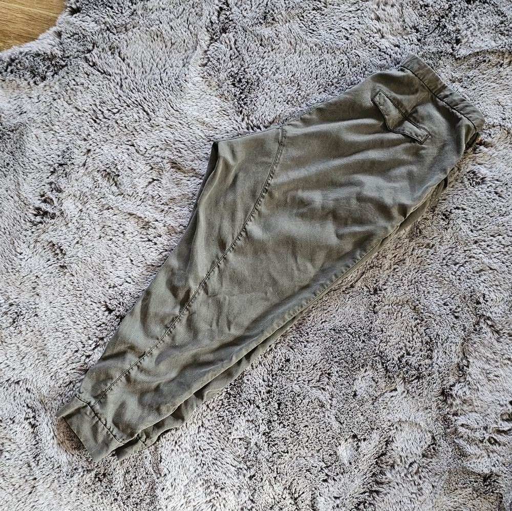 Zara Green Harem Pants sz M